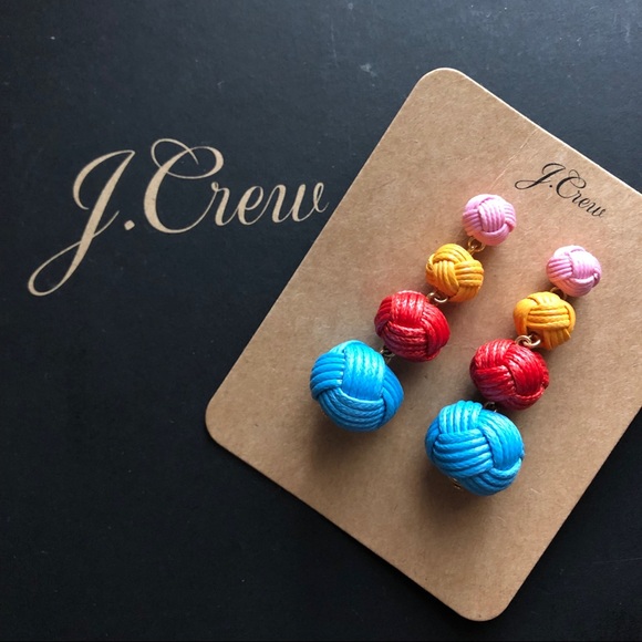 J. Crew Jewelry - NWT J. Crew knot drop earrings